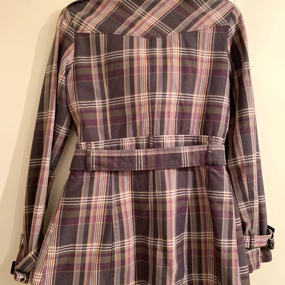 Trench coach, checkered pattern - Picture 5 of 8